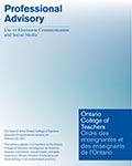 Professional Advisory Cover