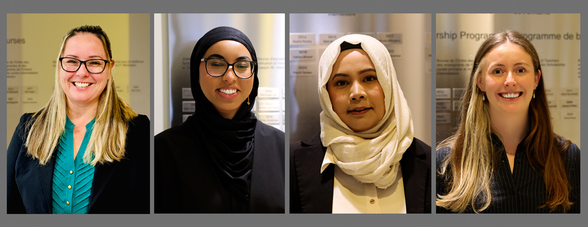 Christine Clark, OCT, Faduma Elmi, Urooj Ahsan, and Julia Havey.