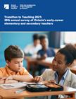 Cover of the 2021 Transition to Teaching report.
